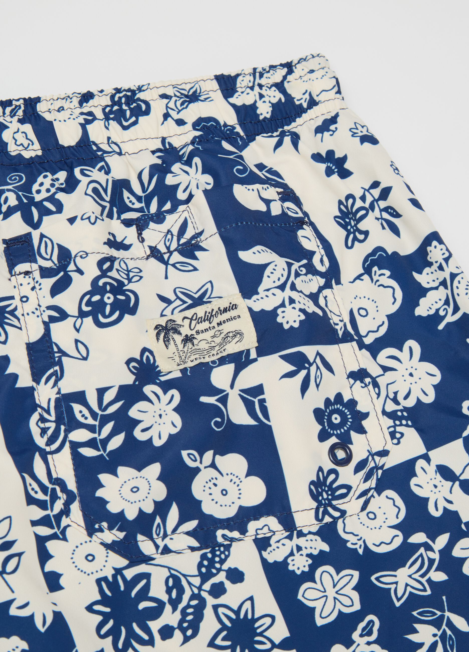 Men's multicolour regular fit shorts