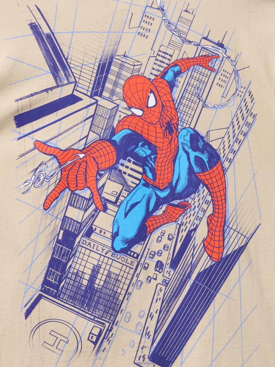 Beige T-shirt with GAP and Spider-Man print_2