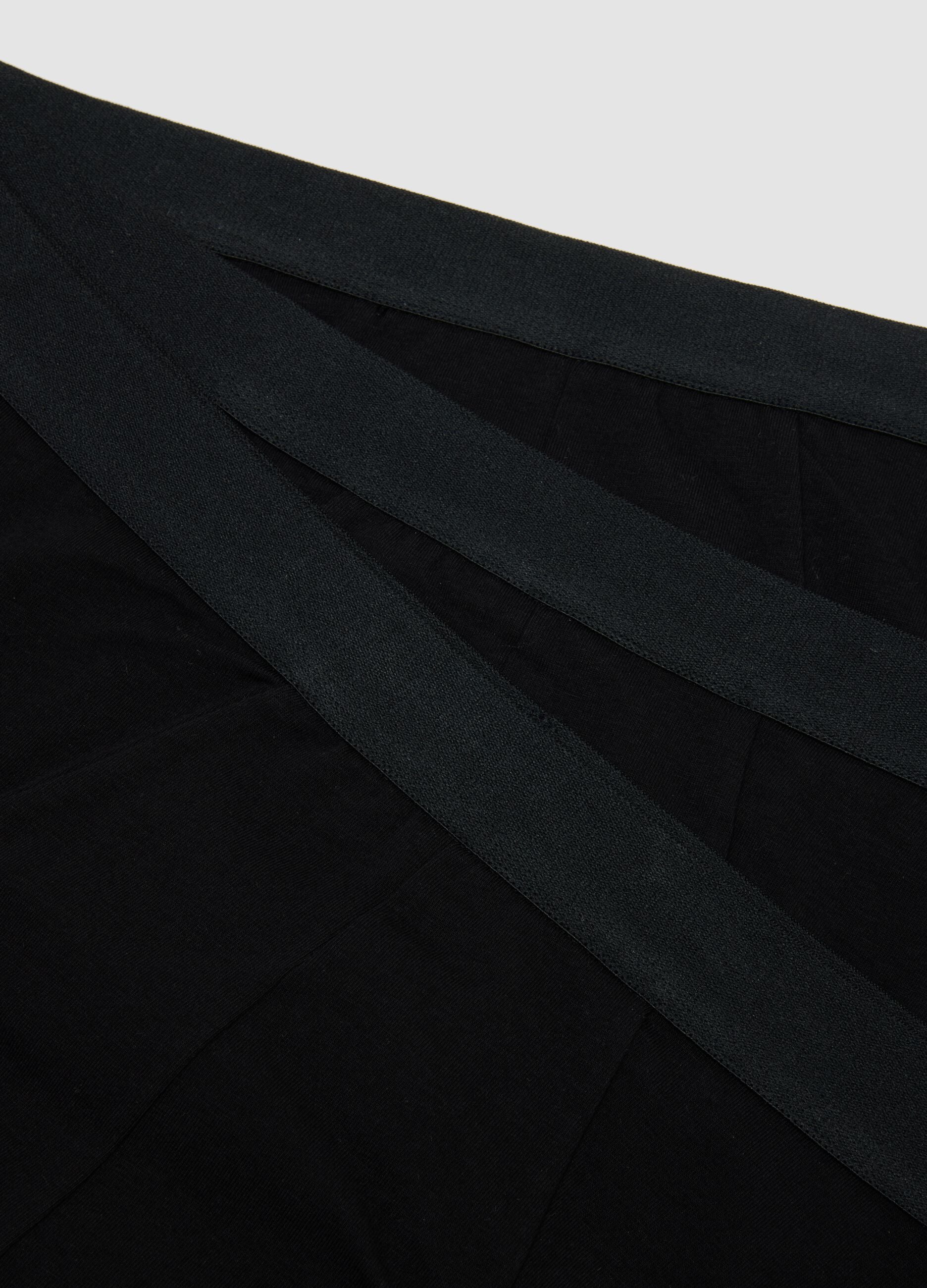 3-pack of black organic cotton briefs