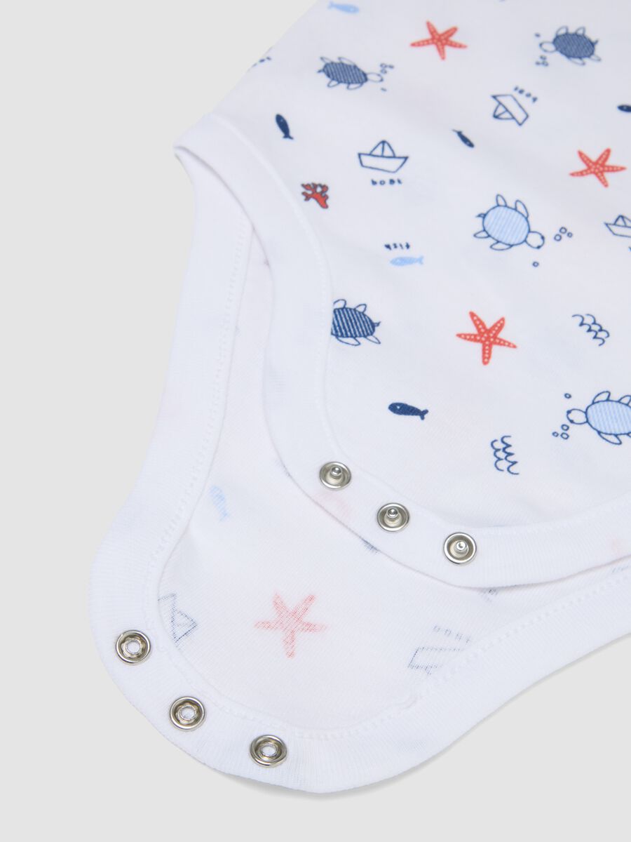 Tripack di body smanicati in puro cotone per bimbi_2