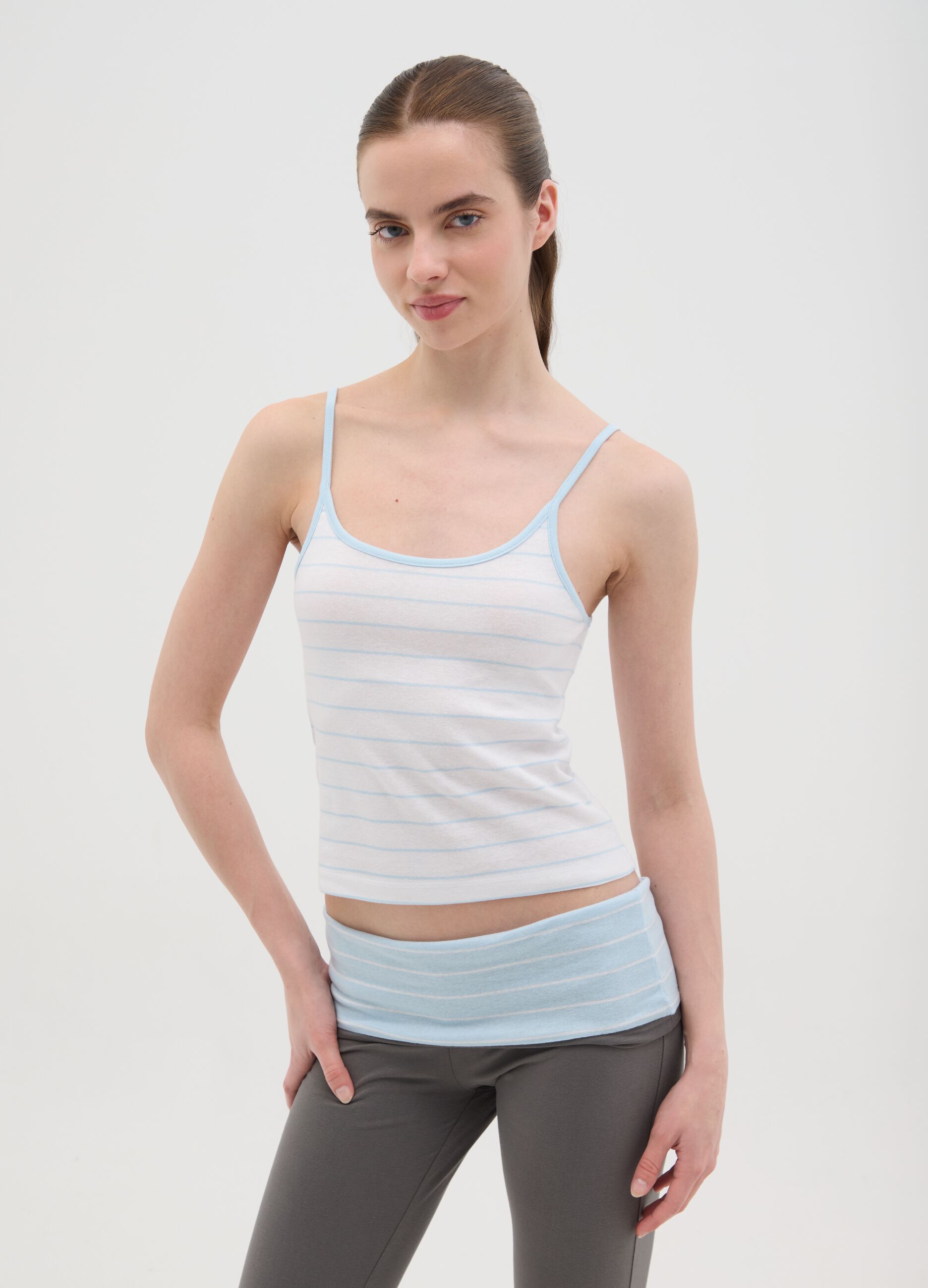 Women's Multicolor Pure Cotton Regular Fit Vest