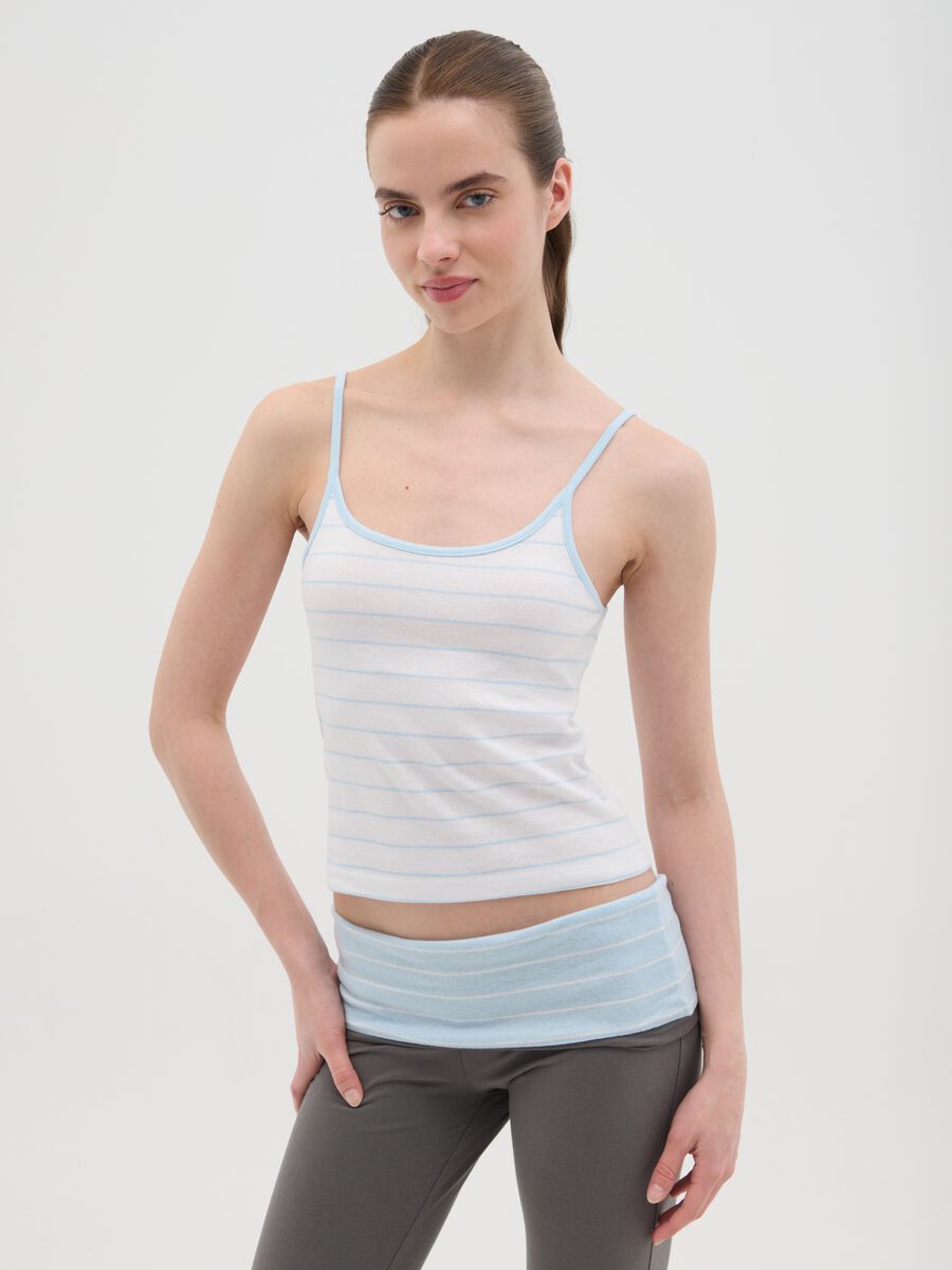 Women's Multicolor Pure Cotton Regular Fit Vest_0