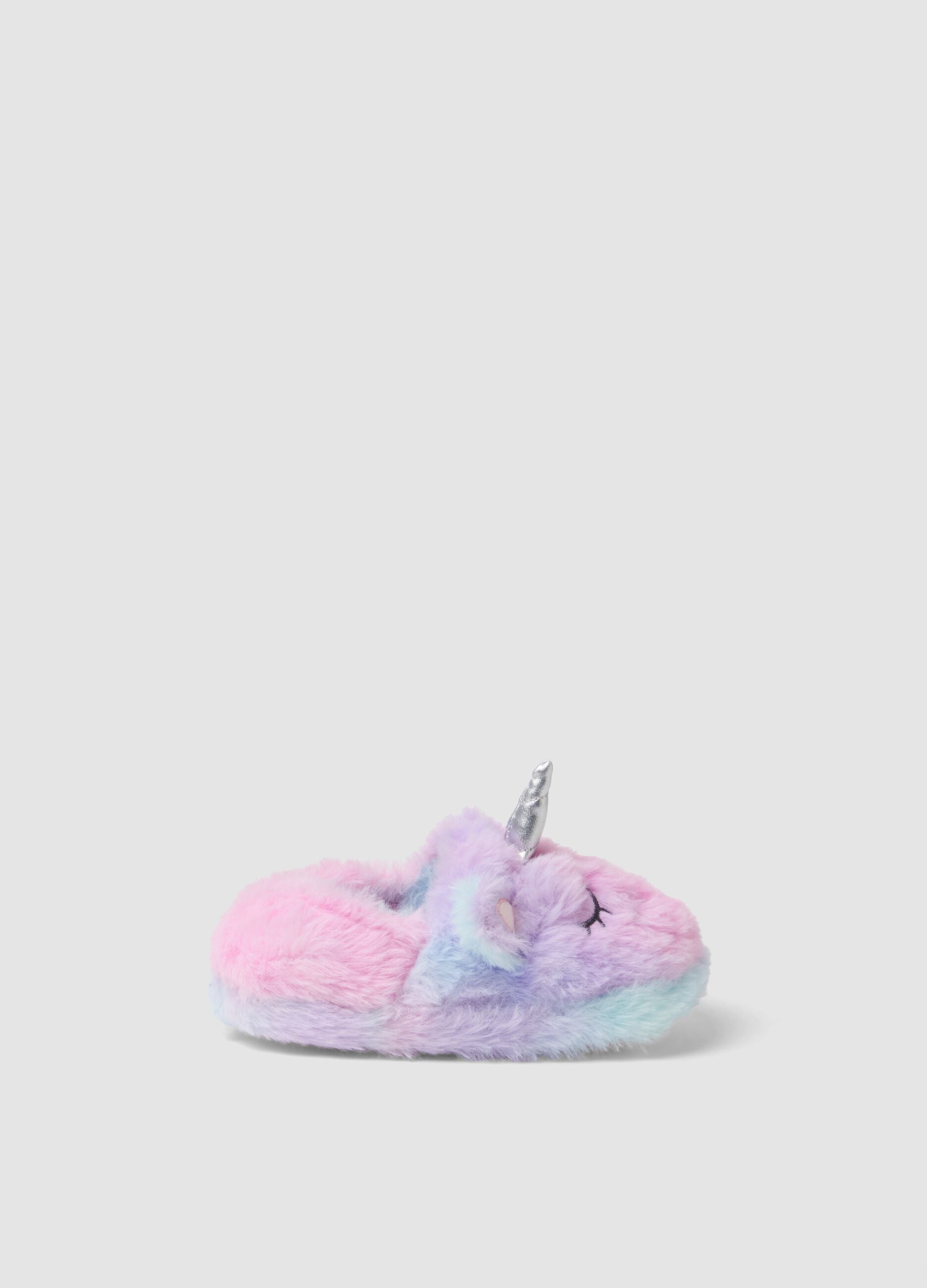 Multicolour unicorn slippers for girls