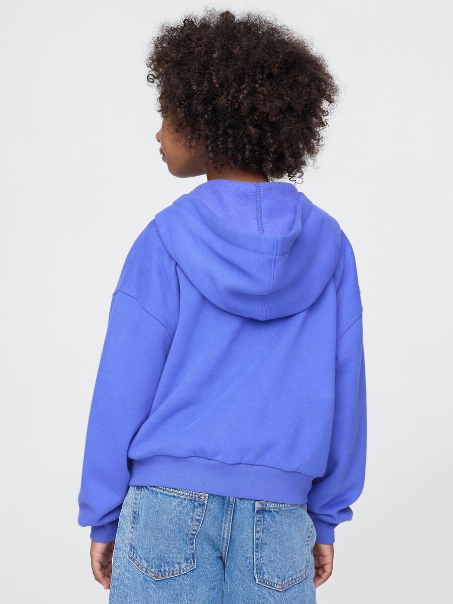 Purple full zip hoodie GAP Kids_2