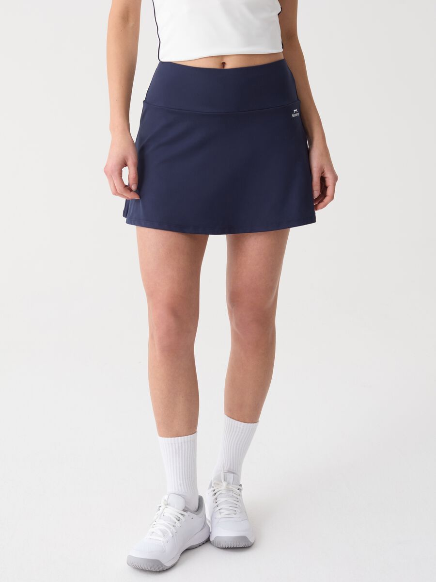 SLAZENGER blue sports skirt in stretch fabric_1
