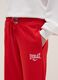 Red wide-leg cotton blend trousers regular fit with Everlast logo_3