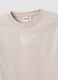Beige pure cotton regular-fit printed T-shirt for girls_4