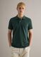 Short sleeve green pure cotton polo regular fit_2