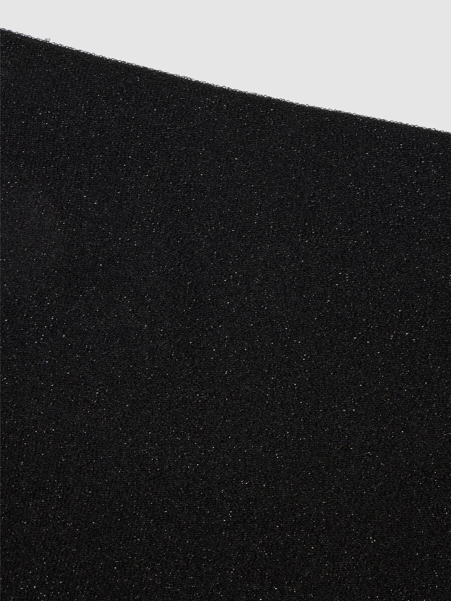 Scaldacollo in misto nero fitted_1