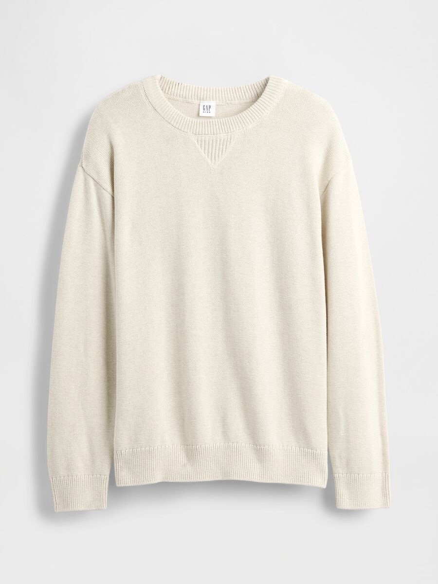 Beige Cotton Sweater_3