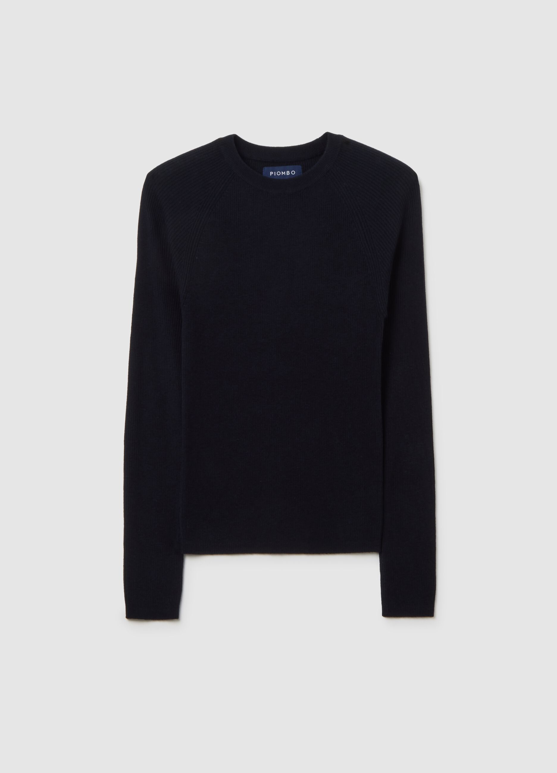 Fitted Blue Pullover
