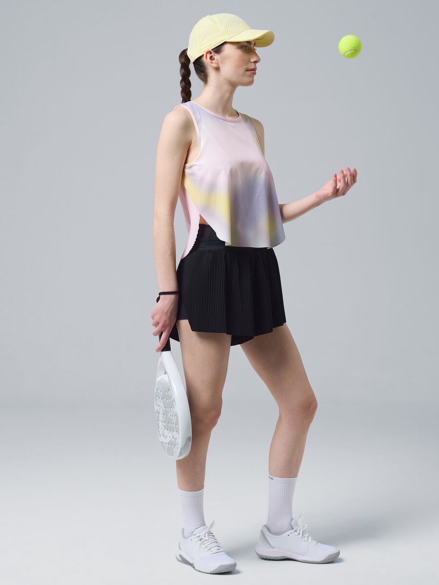 ALTAVIA COURT pleated technical sports vest with tie-dye effect_1