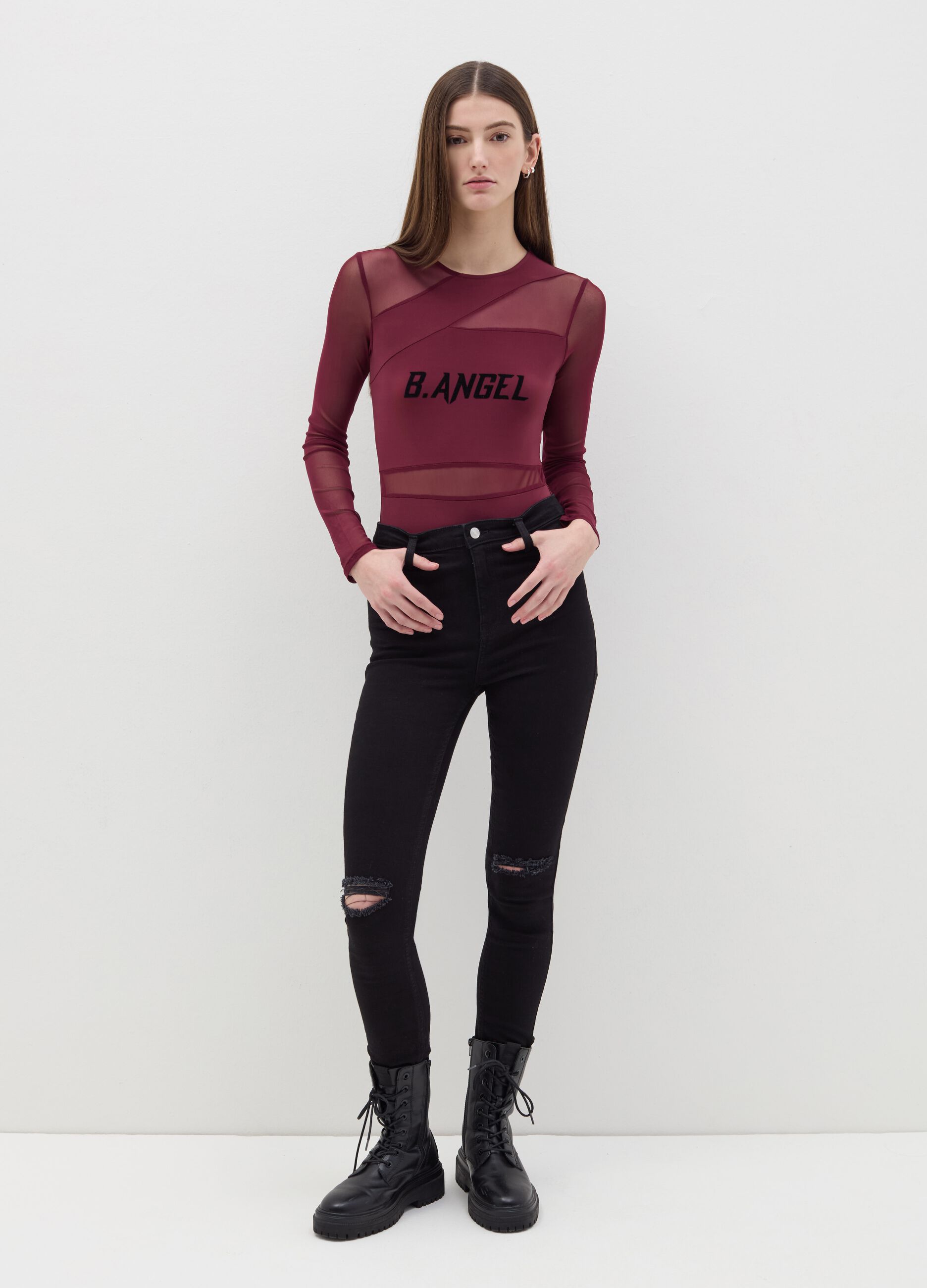 Jeans skinny fit B.ANGEL X MARE FUORI