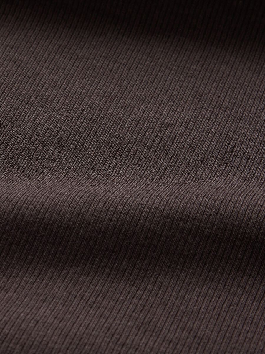 Ribbed T-shirt in stretch modal and cotton_4