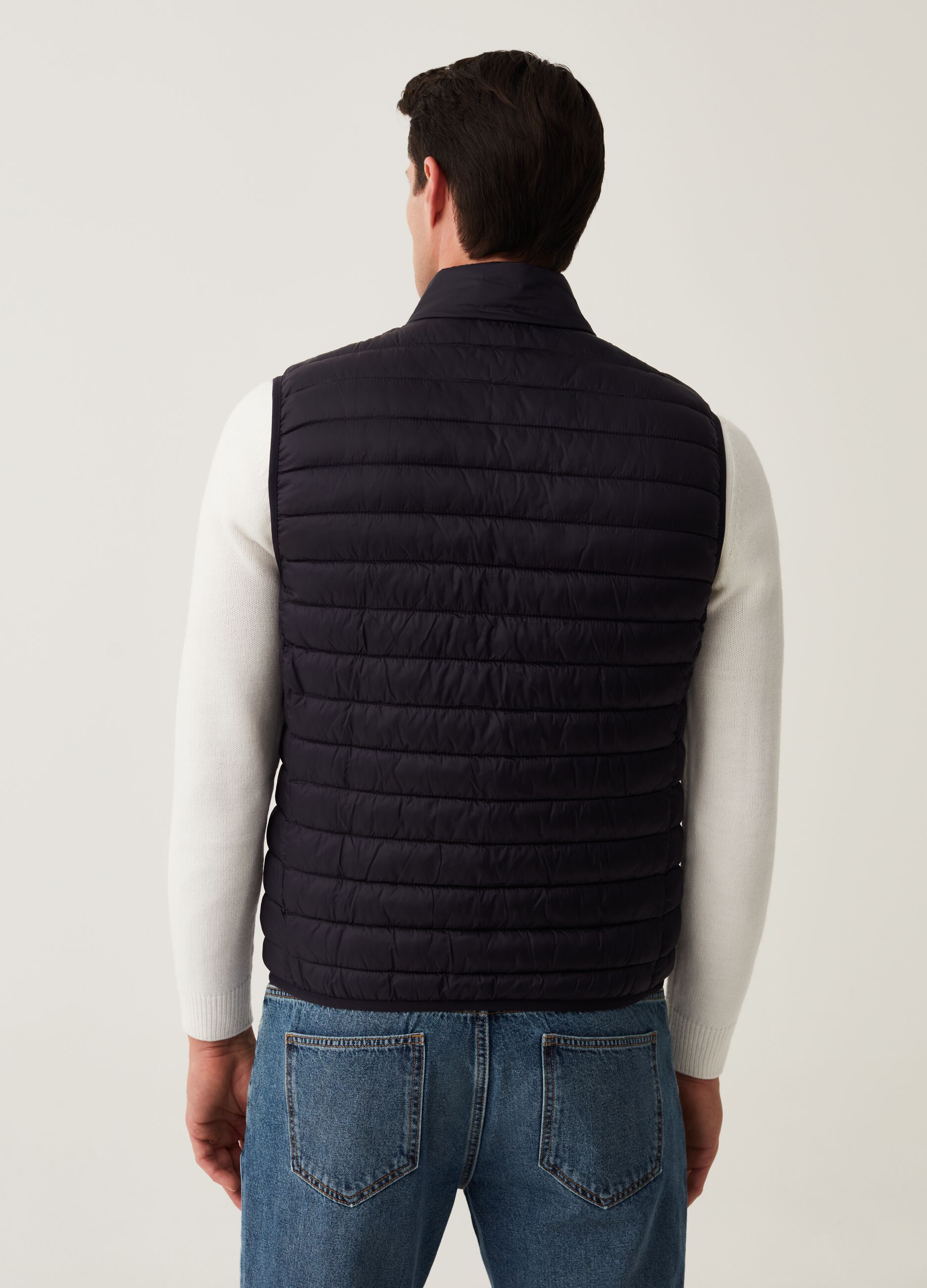 Gilet ultralight a collo alto