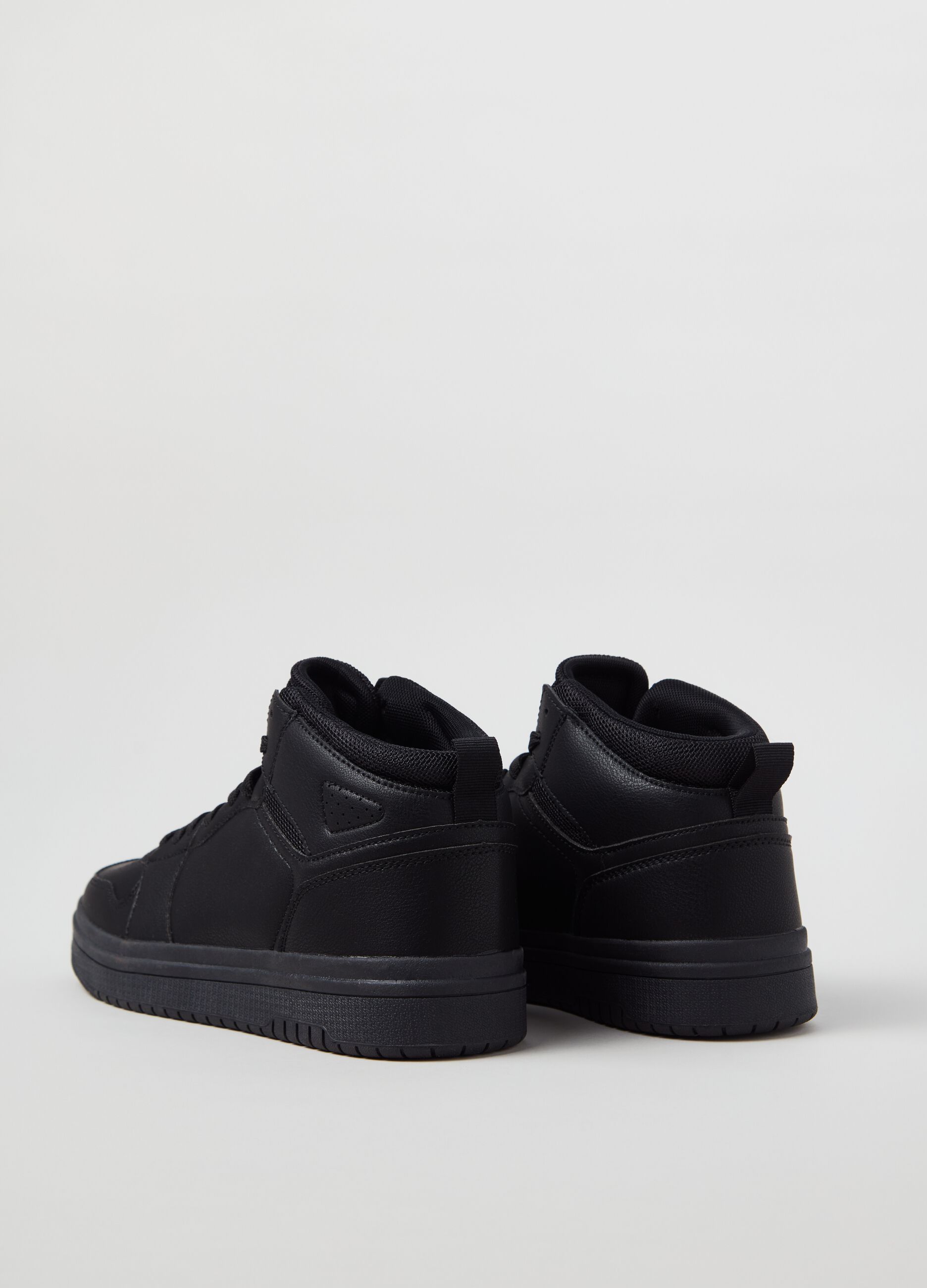 Sneakers mid-cut con lacci