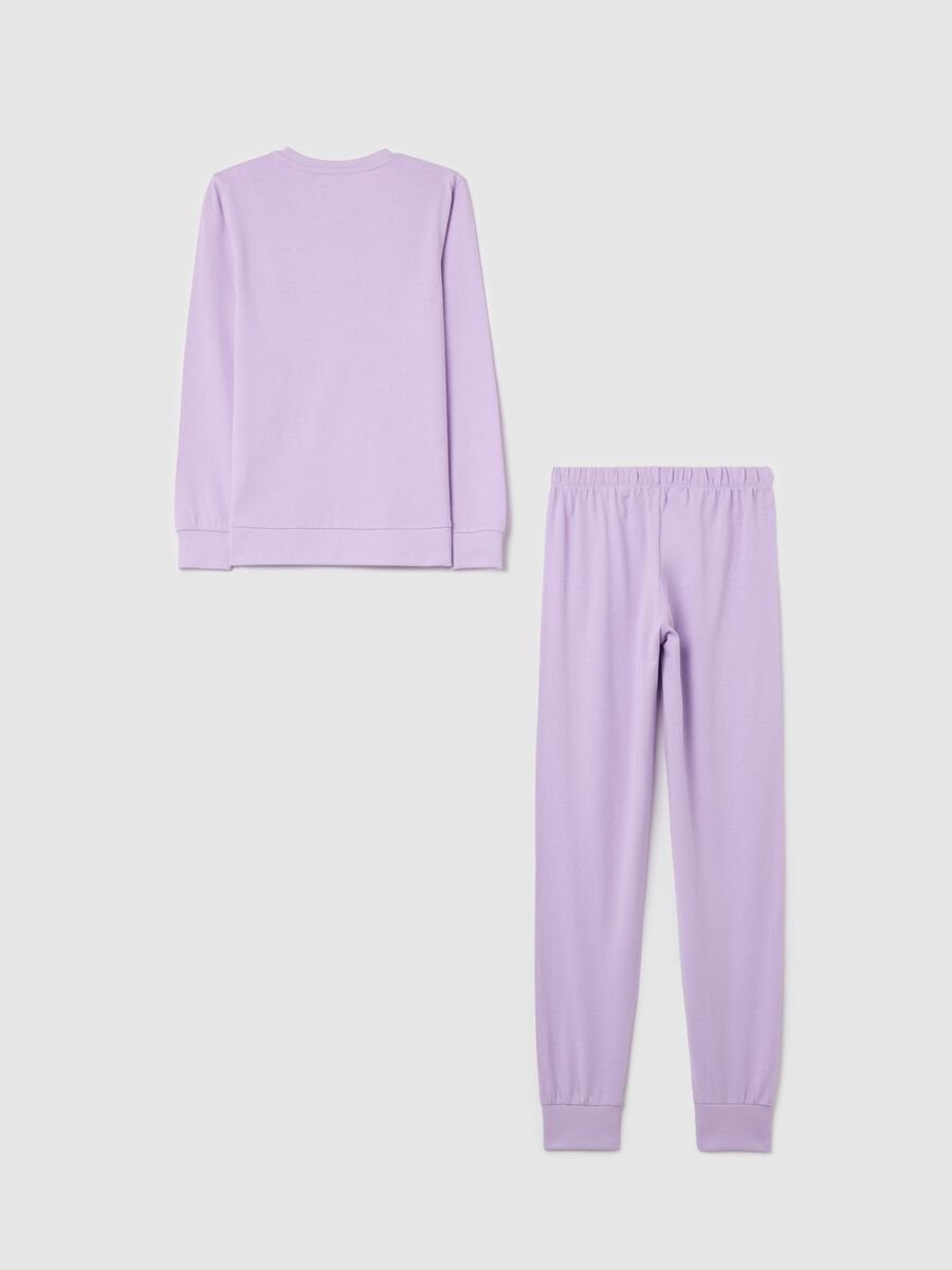 Organic cotton pyjamas with "Not Good Morning" print_1