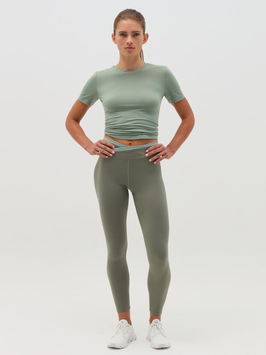Leggings with contrasting edging_1
