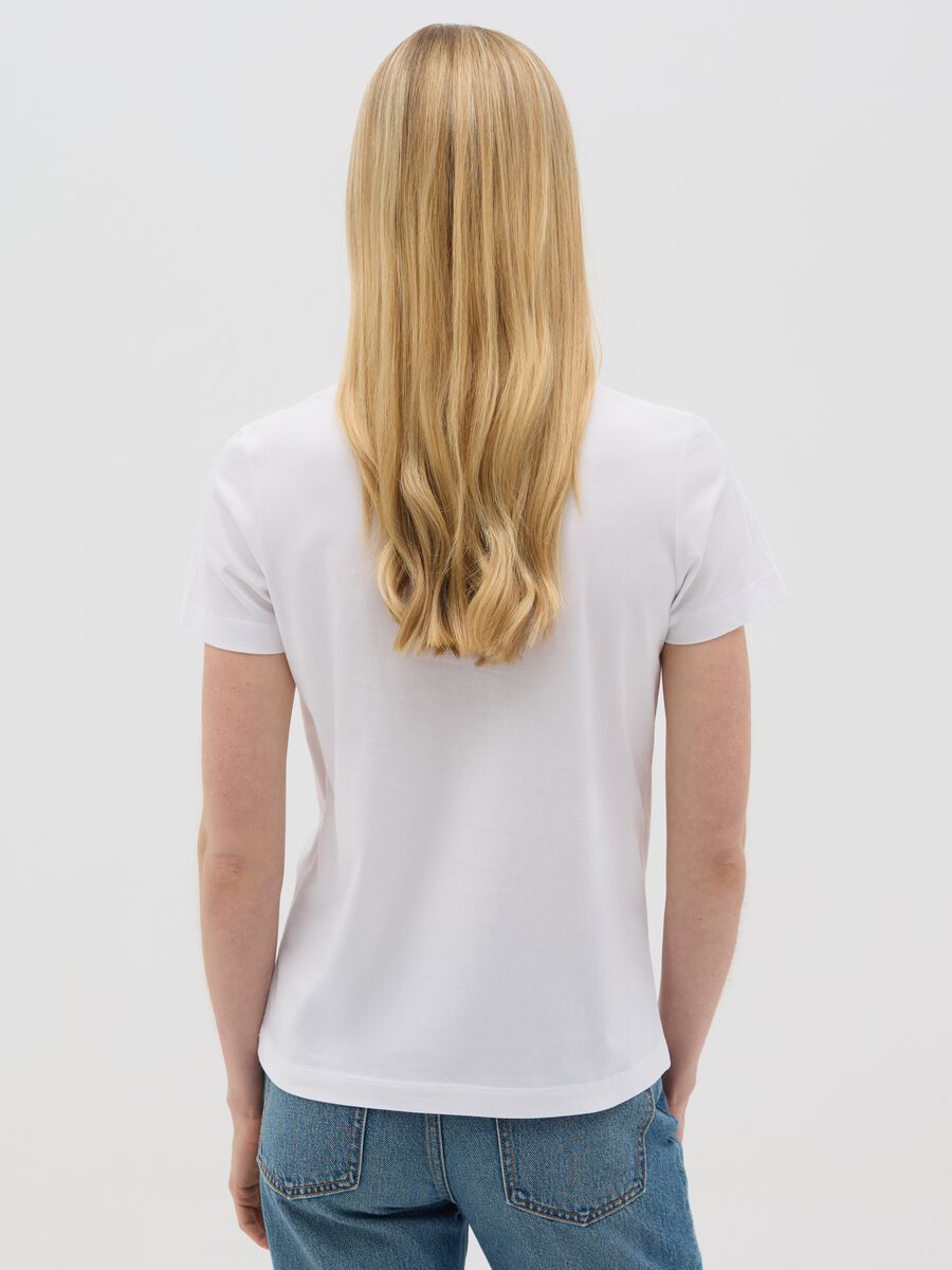 White T-shirt with Florence print by Ovs_2