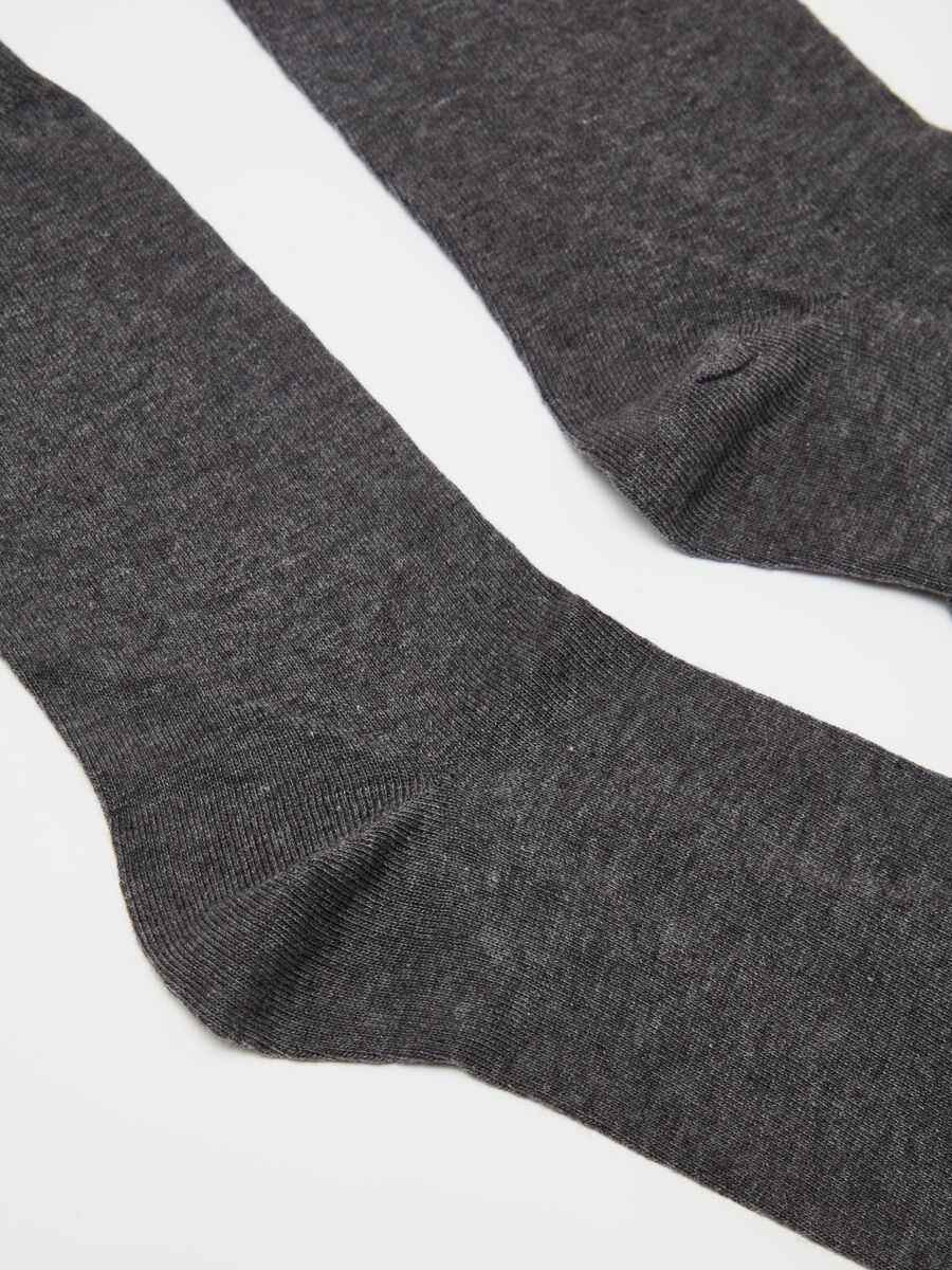 Two-pair pack short socks in organic cotton_1