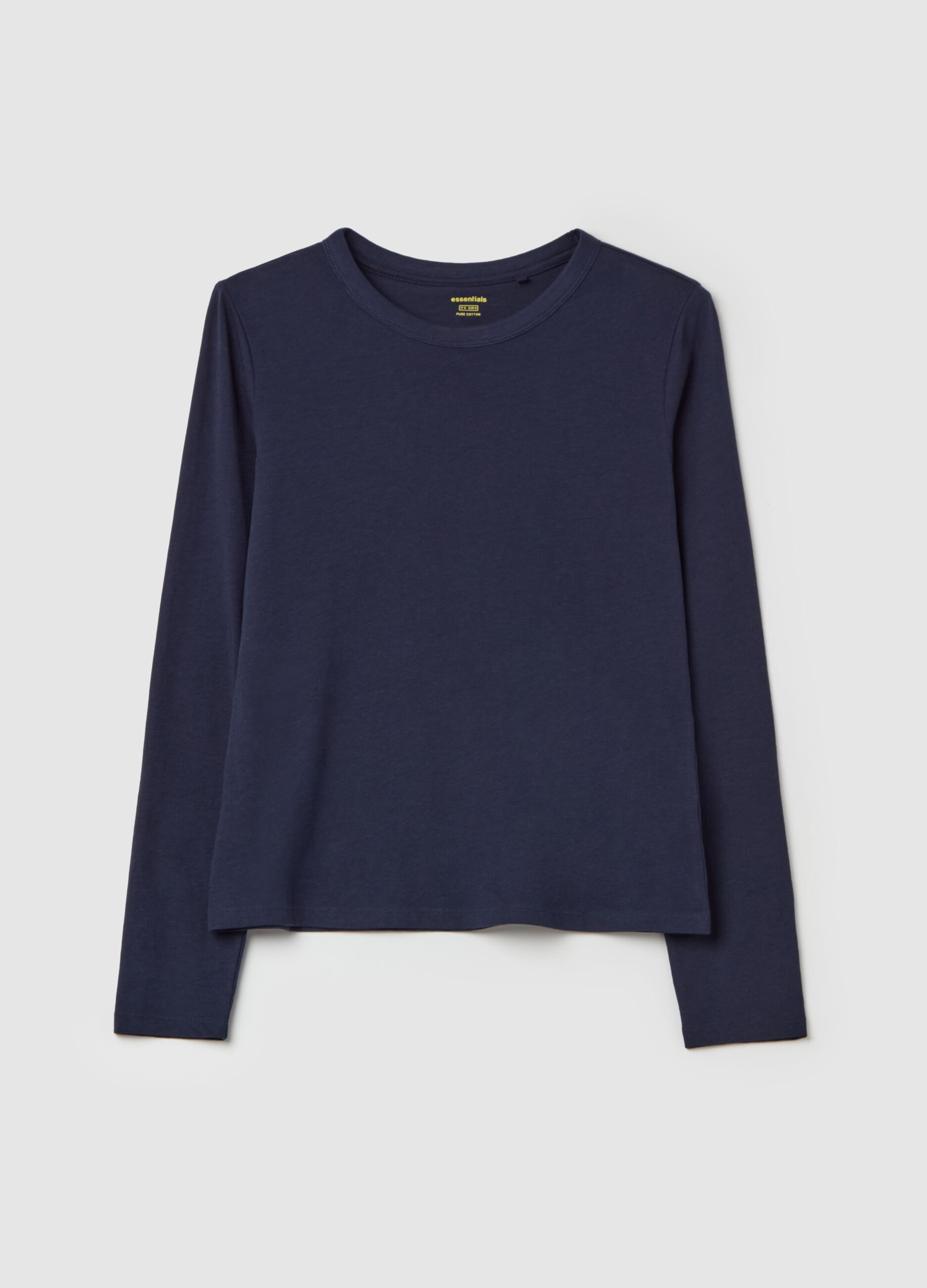 T-shirt Essential a maniche lunghe in cotone