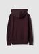 Red pure cotton oversized hoodie_2