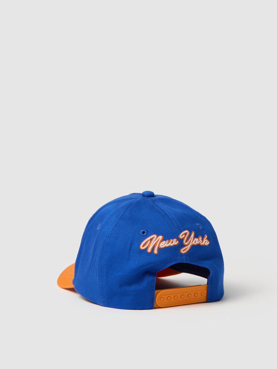 Children's multicolour pure cotton cap with embroidery_1