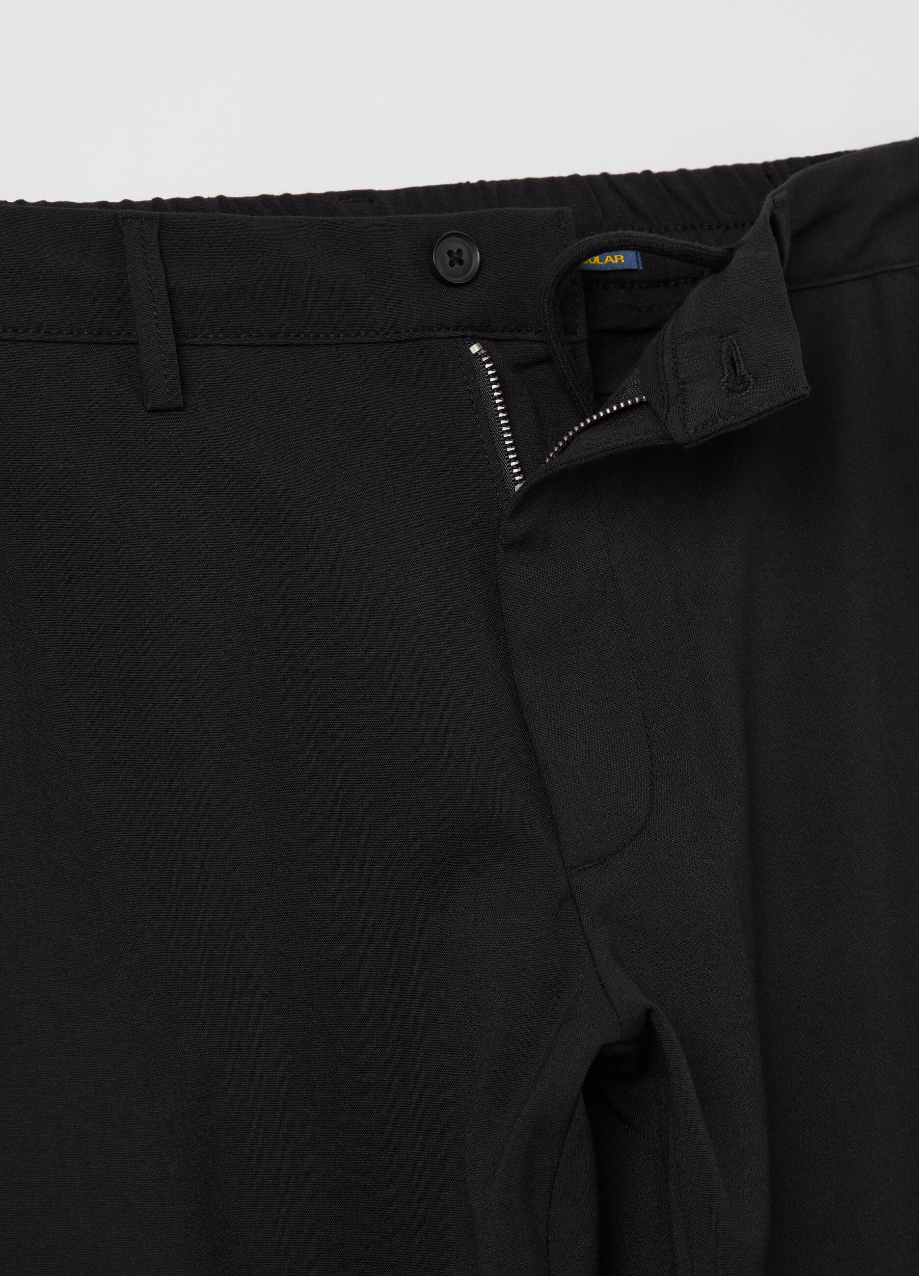 Jogger trousers with drawstring inside