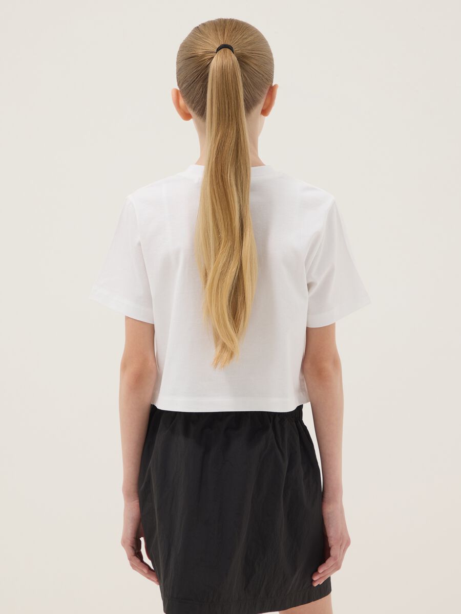 White organic cotton printed T-shirt_1