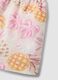 Pink pure cotton shorts with tropical print_3