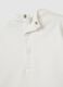 Children's top and trousers set in pure white and grey cotton_3