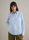 Light blue regular fit pure cotton long-sleeved shirt_1