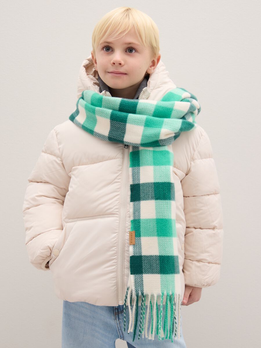 Multicolour Checkered Scarf_0