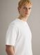 White cotton crew neck T-shirt, regular fit_0