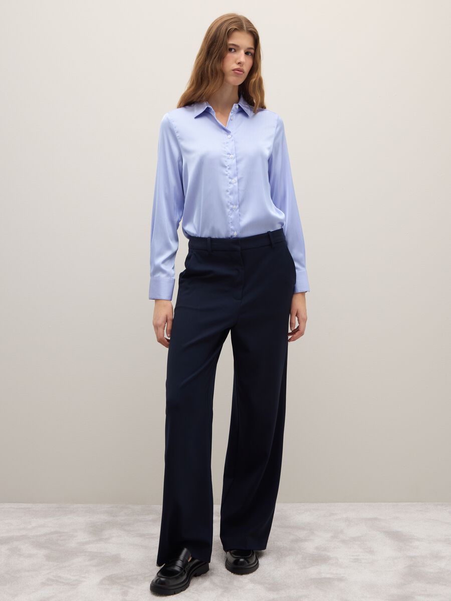 Multicolour Regular Fit Stretch Fabric Shirt_2