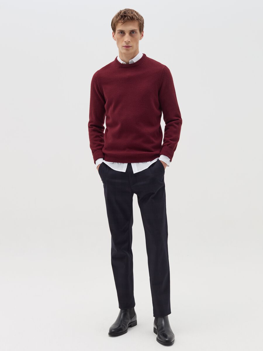 Chino trousers in Prince of Wales_0