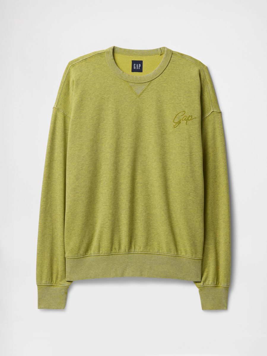 Green Sweatshirt with Embroidered Logo_4