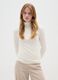 White Regular Fit Turtleneck Sweater_0