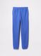 Blue joggers with elasticated edging_2