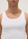 White pure cotton tank top regular fit_1