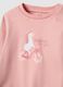 Baby girl's pink pure cotton pyjamas in regular fit with print_2
