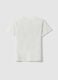 White pure cotton regular fit t-shirt for boys with print_1