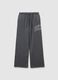 Grey cotton-blend regular fit trousers_4