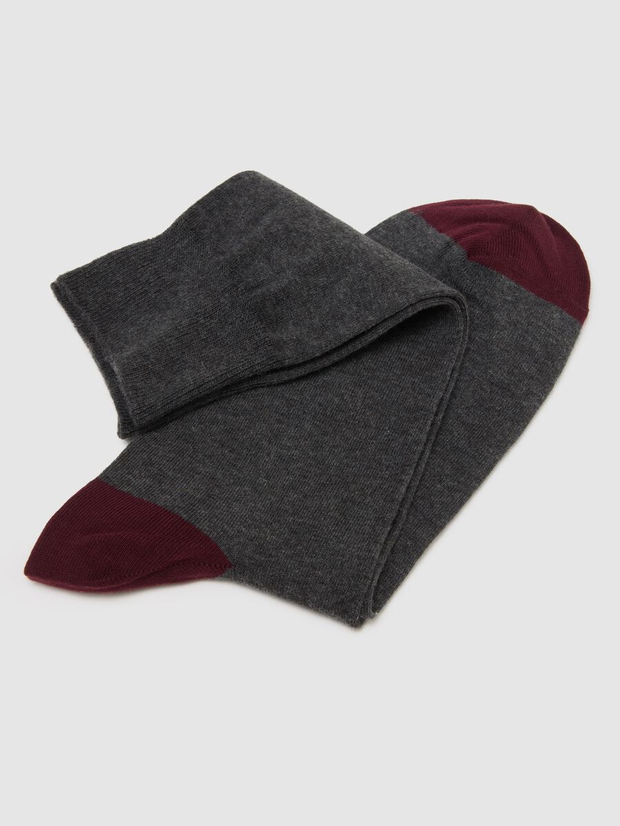 Two-pack of multicolour cotton blend socks_1