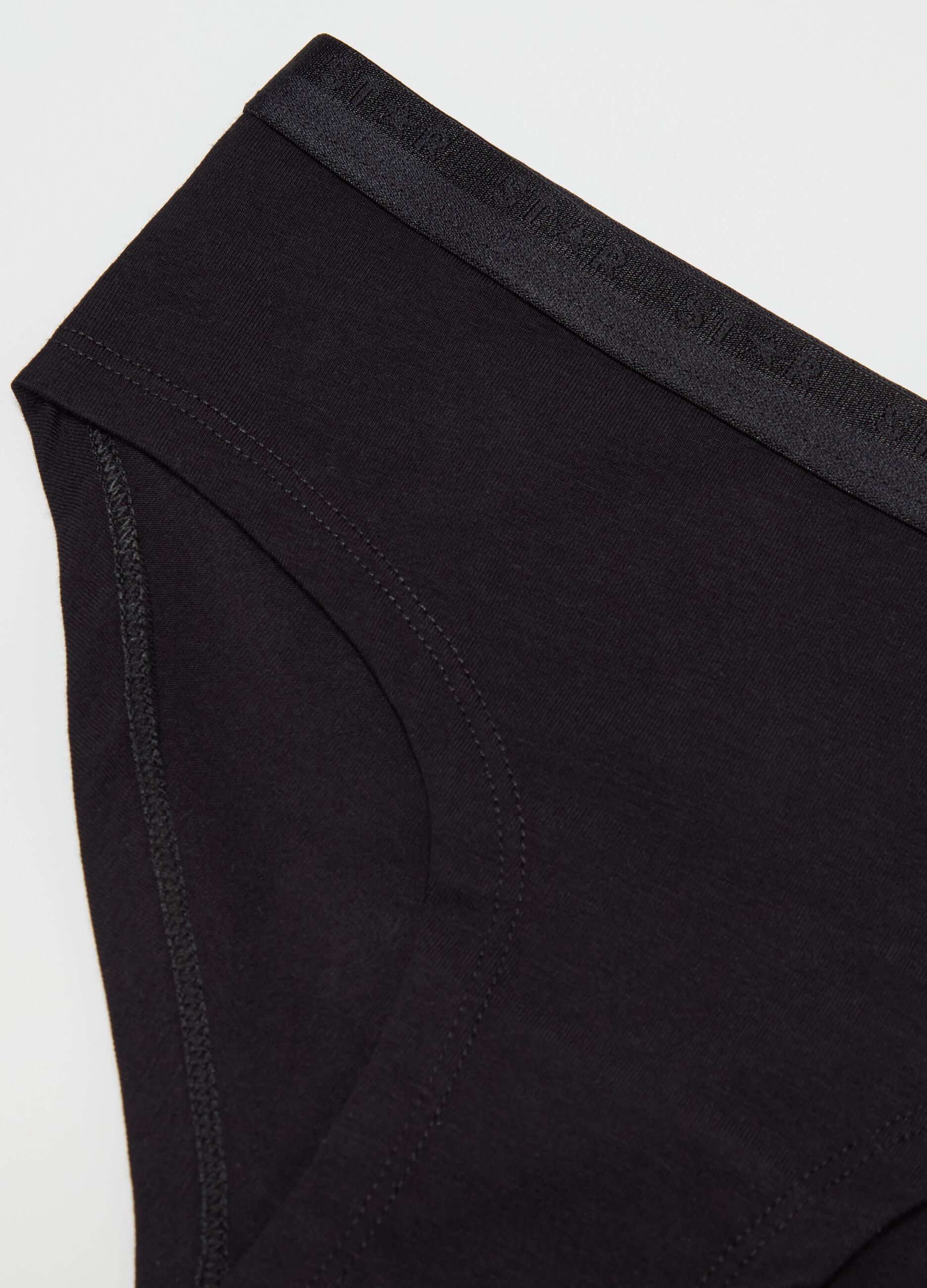 Stretch cotton knicker shorts