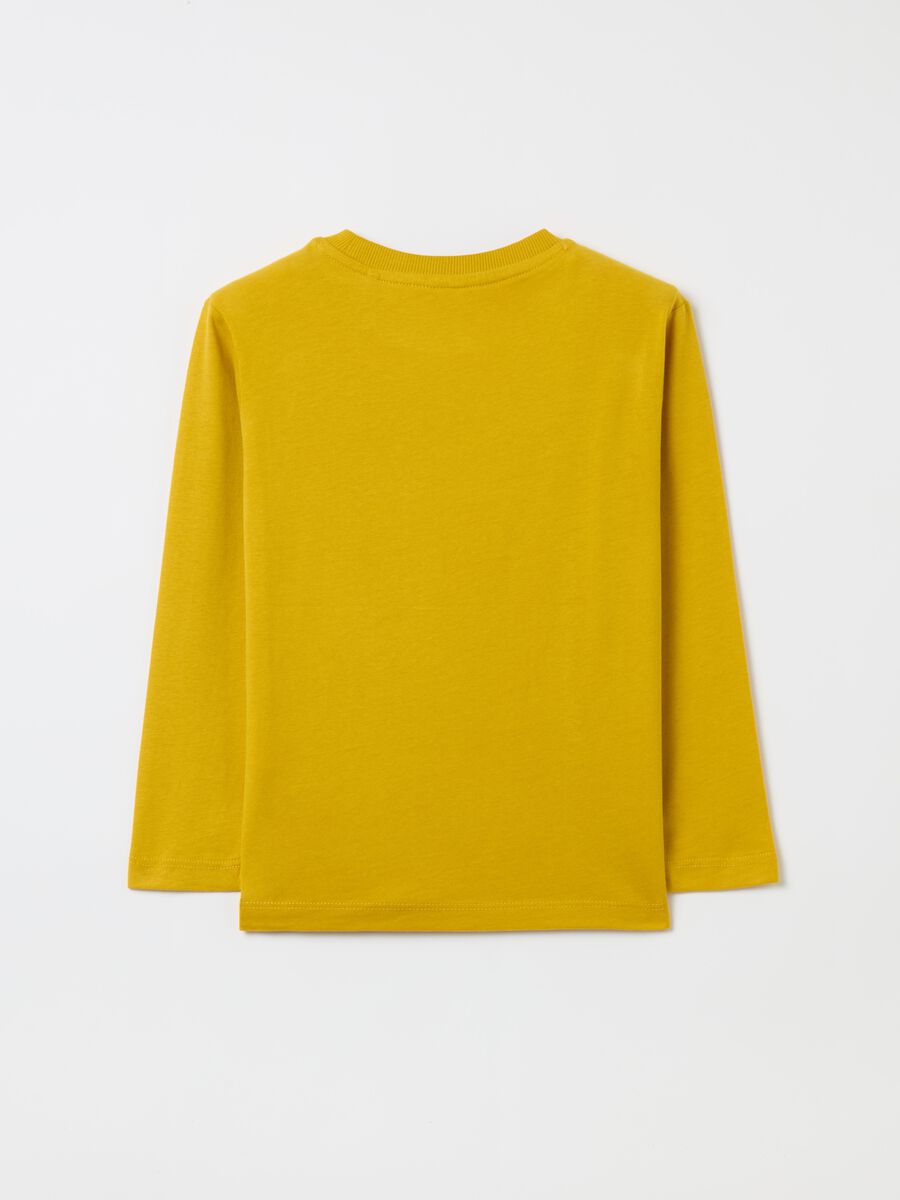 Long-sleeves T-shirt with "Wander Trip" print_1