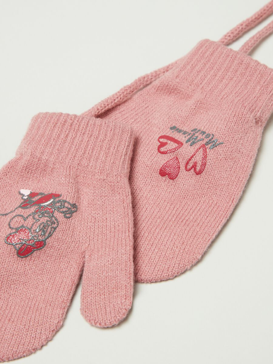 Set berretto e muffole con disegno Minnie_2