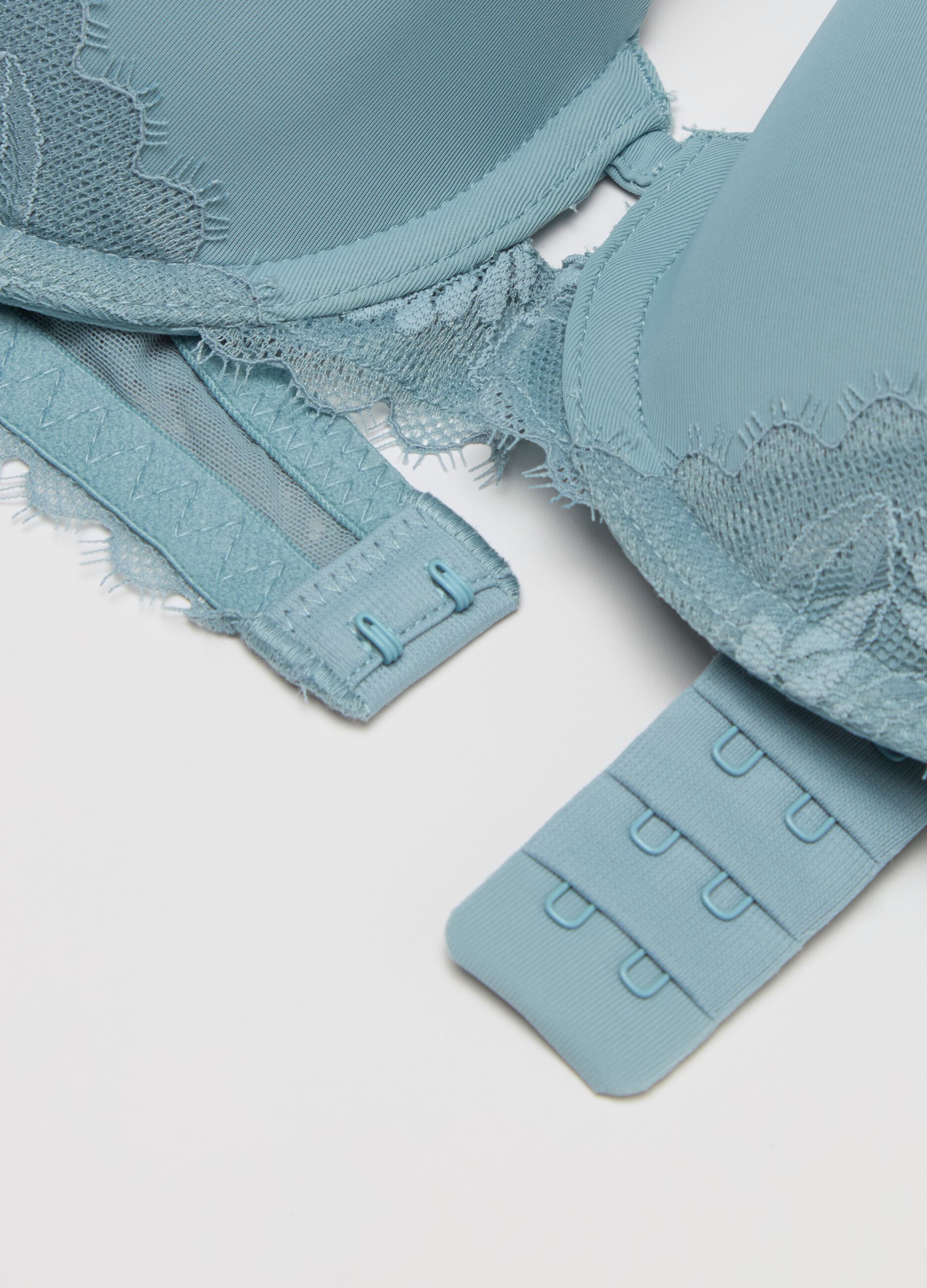 Reggiseno imbottito con pizzo