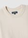 Regular Fit Beige Crew Neck Sweater in Pure Cotton_5