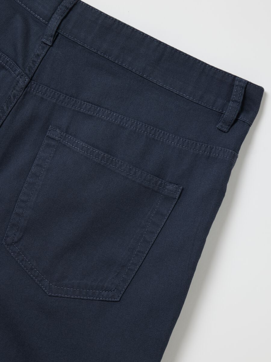Blue cotton Bermuda shorts by Ovs_5
